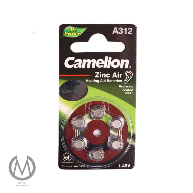 باتری سمعک کملیون کد 312 بسته 6 عددی