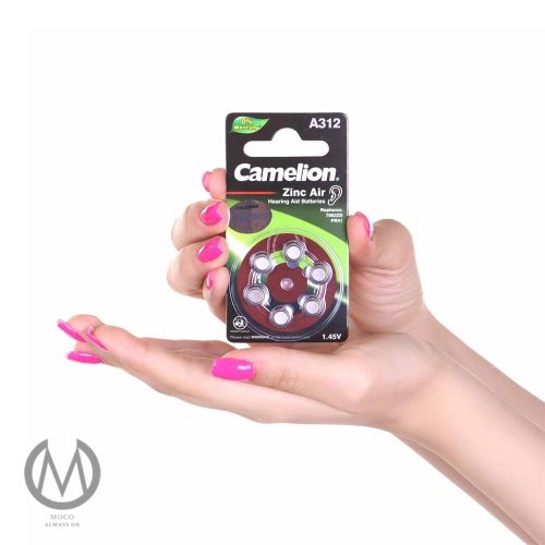 باتری سمعک کملیون کد 312 بسته 6 عددی