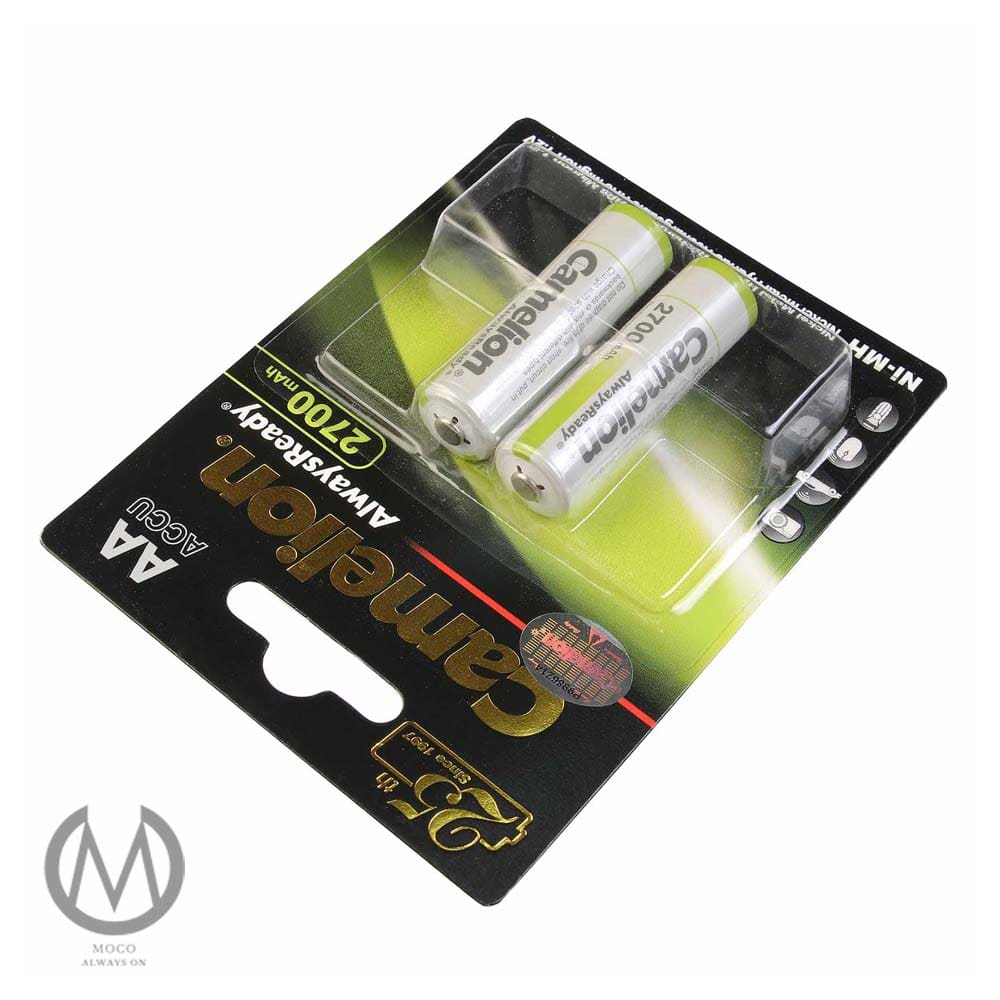 باتری قلمی قابل شارژ کملیون مدل Always Ready با ظرفیت 2700 میلی آمپر بسته 2 عددی - تصویر 3